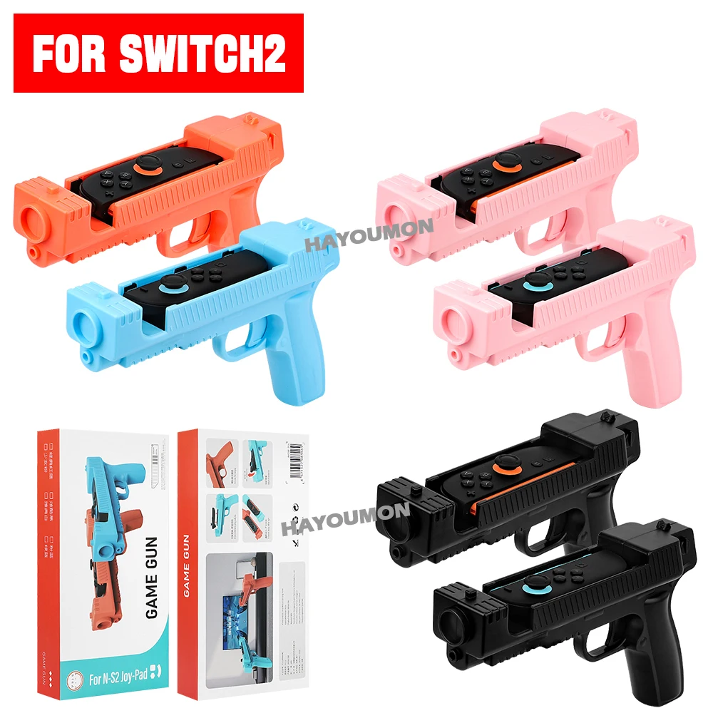 Retro Gaming Gun - Par de empuñaduras con forma de