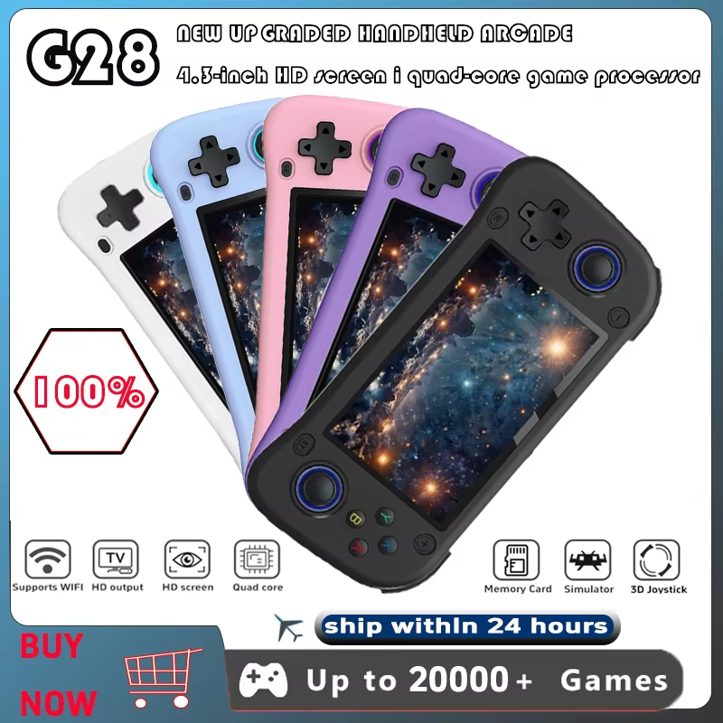 Retro Gaming Device - Consola de Videojuegos Retro Portátil G28,