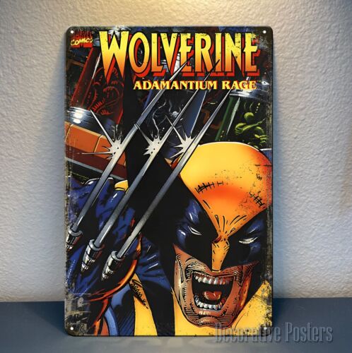 Retro Gaming Video - Póster metálico de videojuego retro Adamantium