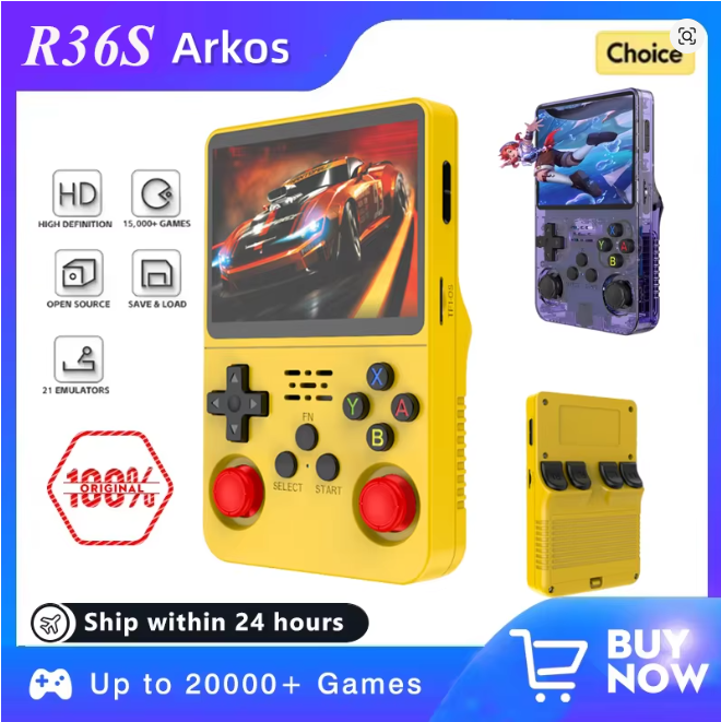Retro Gaming R36S - Consola de Juegos Retro Arkos R36S