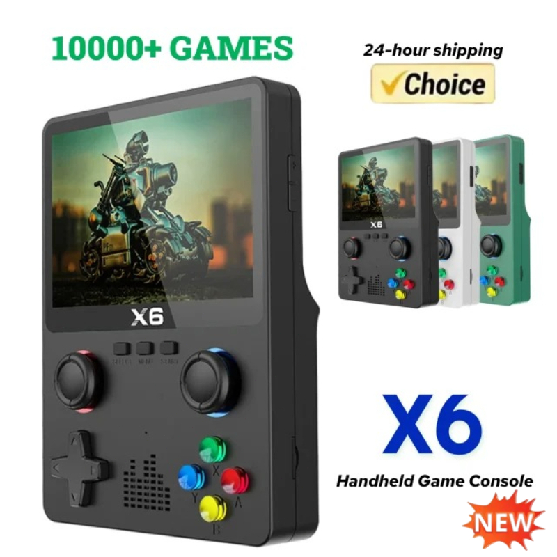 Retro Gaming X6 - Consola de Videojuegos Portátil Retro X6