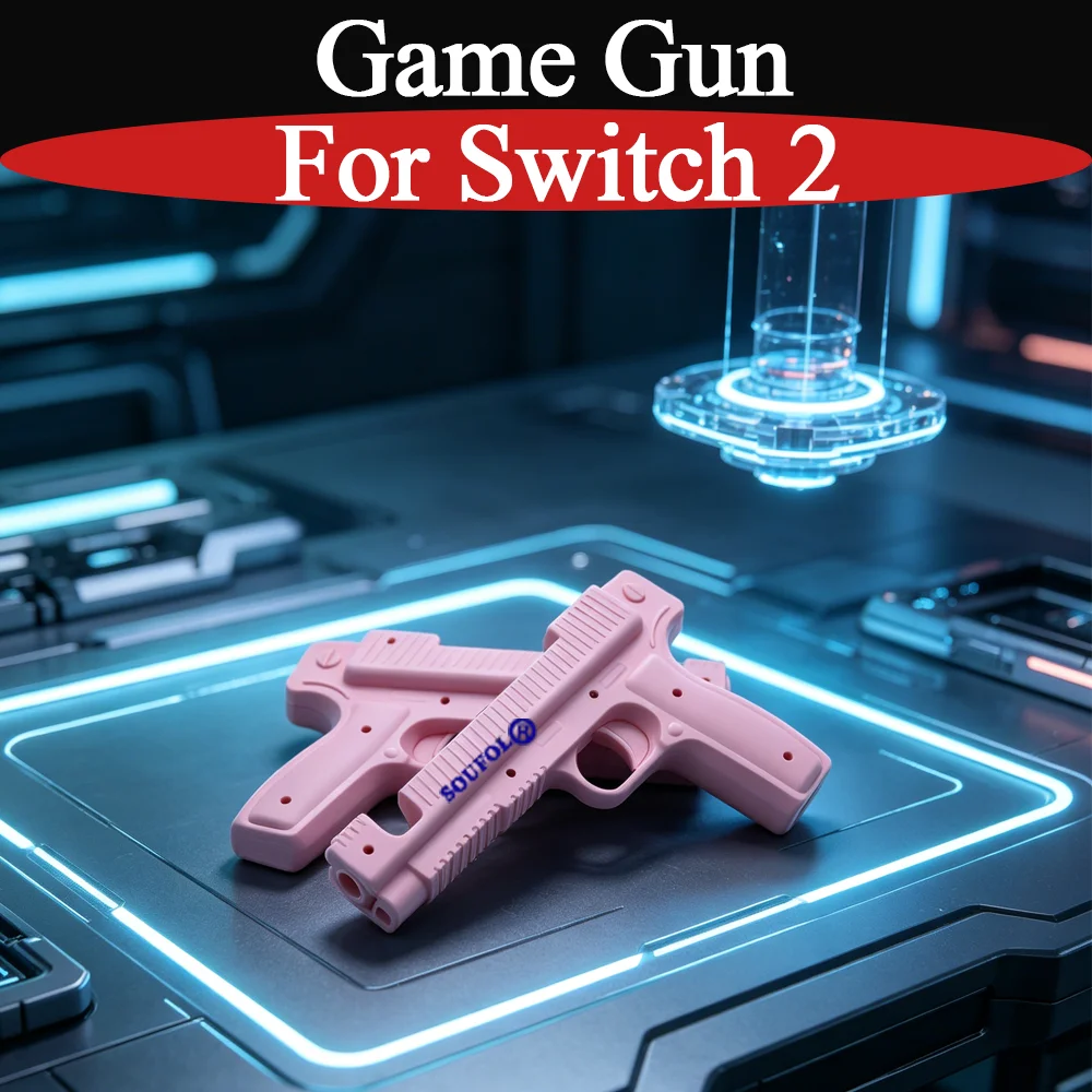 Retro Gaming Gun - Nuevo Par de Empuñaduras Resistentes al