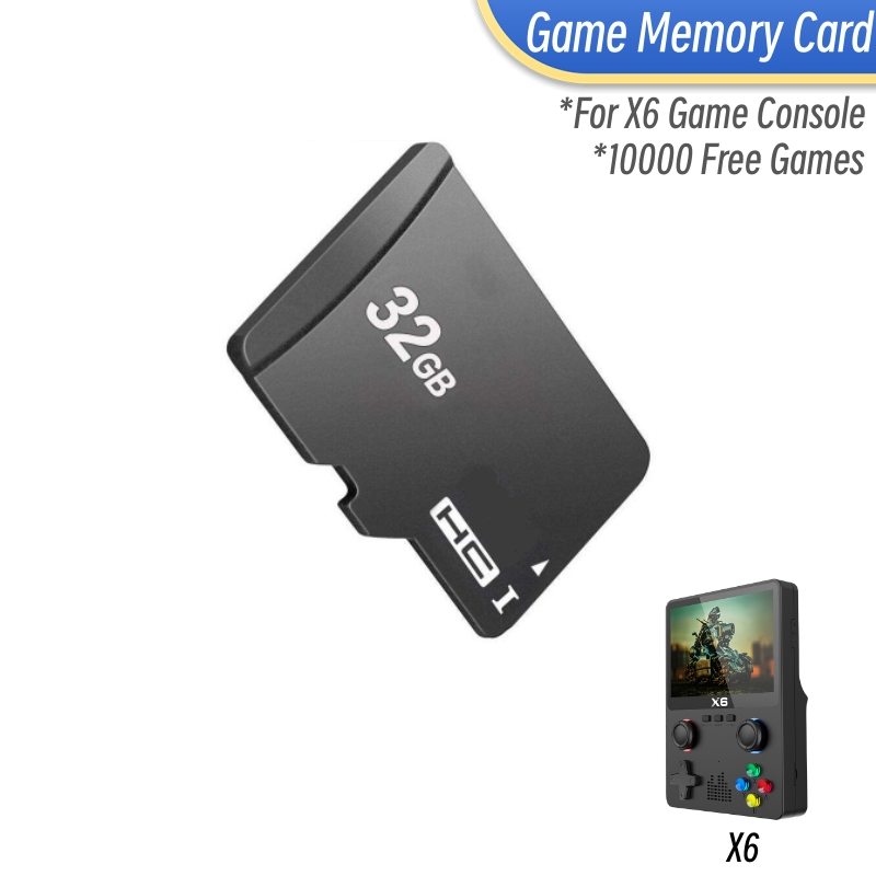 Retro Gaming X6 - Tarjeta de juego para consola de