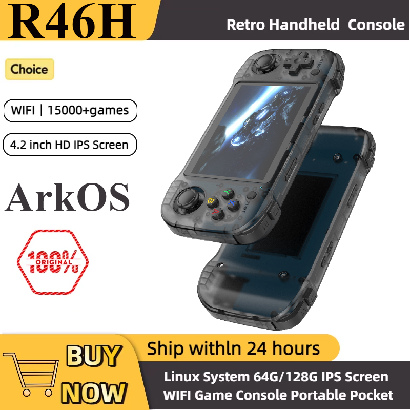 Retro Gaming R36S - Consola de juegos Retro R46H portátil