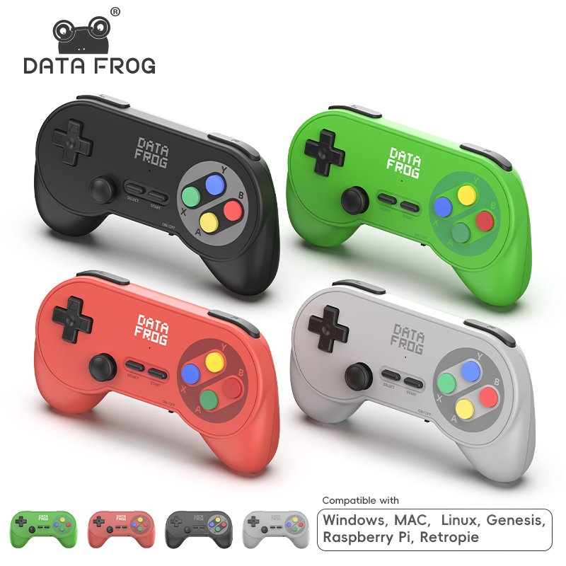 Retro Gaming Com - Control de Juego Inalámbrico Data Frog