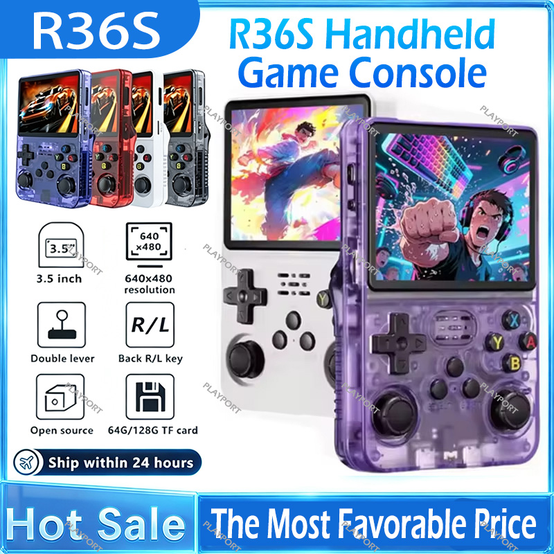 Retro Gaming R36S - Consola de Juegos Retro Portátil R36S