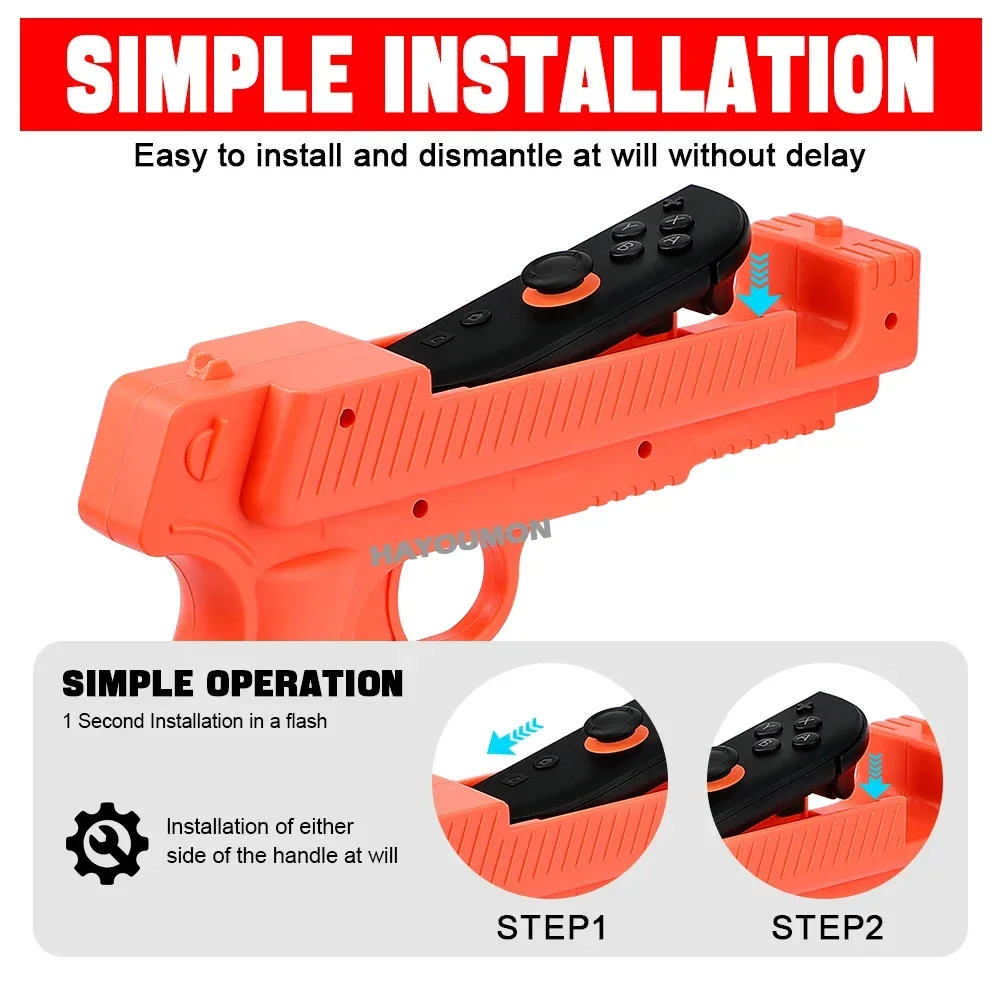 Par de empuñaduras con forma d - Retro Gaming Gun reseña y precio