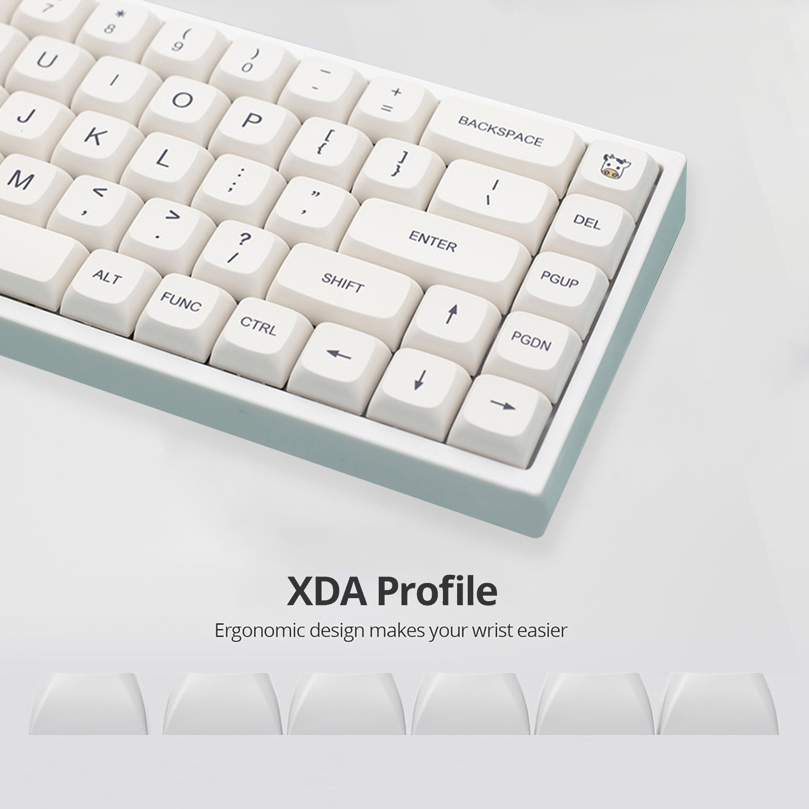 Teclas PBT Blancas Minimalista - Retro Gaming Keycaps reseña y precio