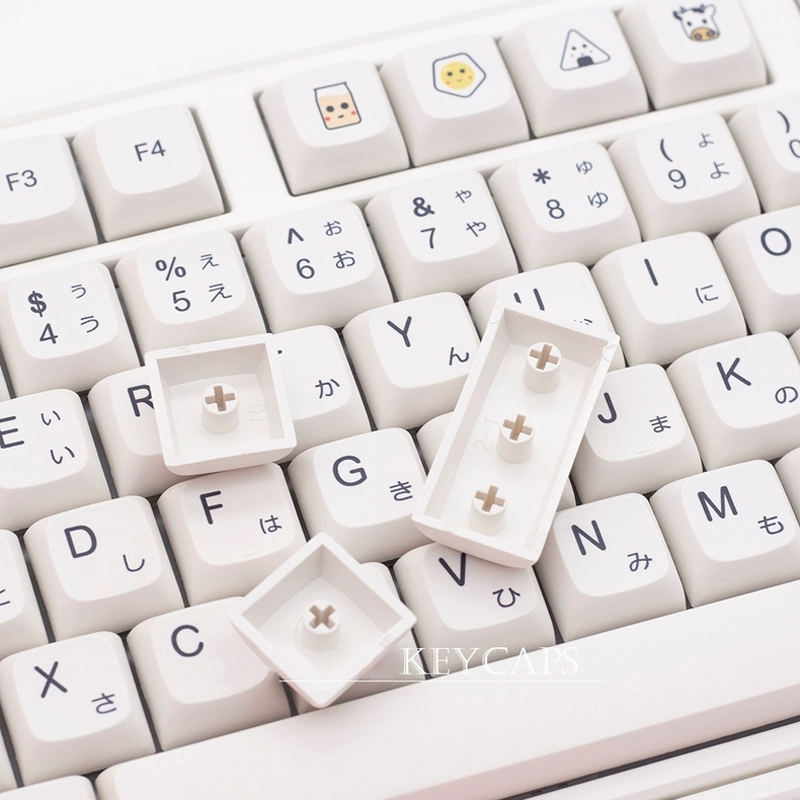 Teclas PBT Blancas Minimalista - Retro Gaming Keycaps reseña y precio