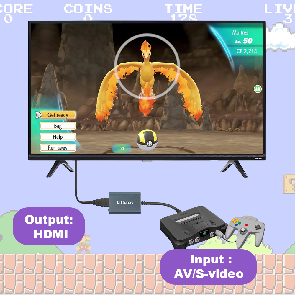 Adaptador Bitfunx 720P Svideo/ - Retro Gaming Os reseña y precio