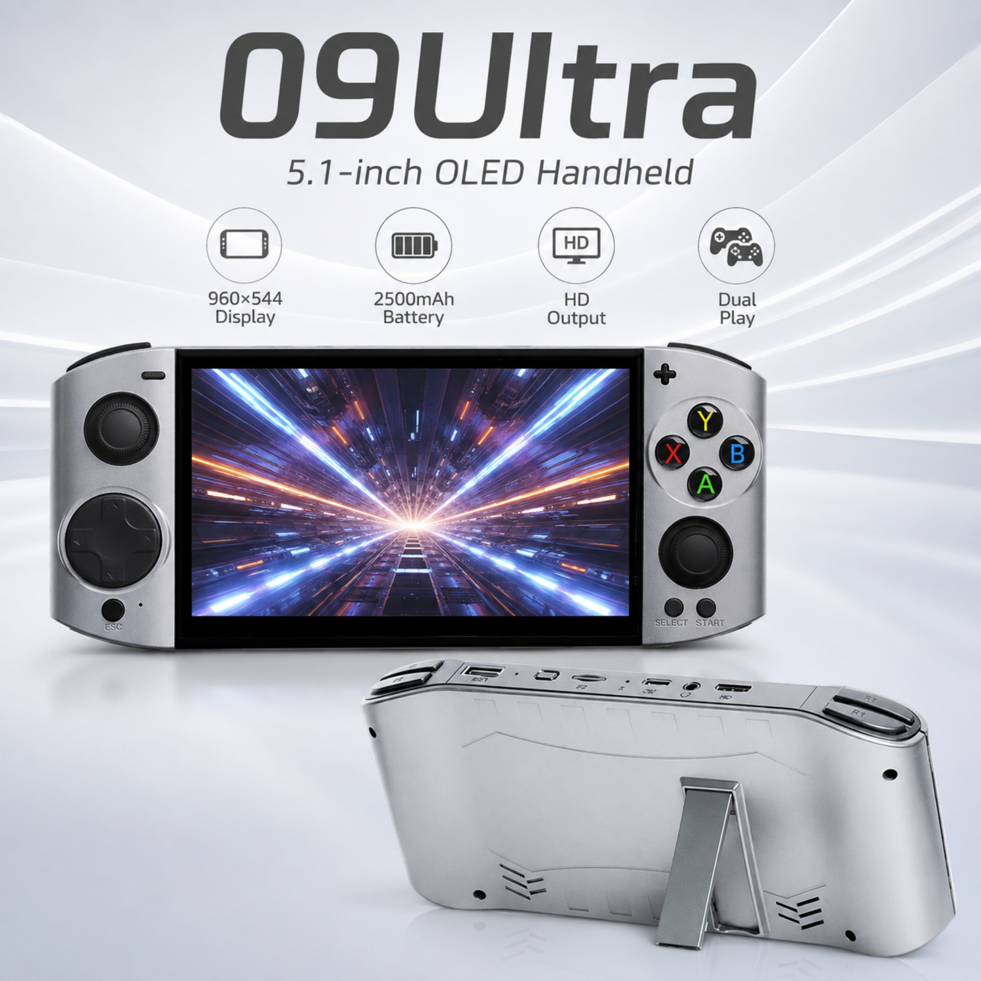 Consola de Juegos Portátil OLE - Retro Gaming Os reseña y precio