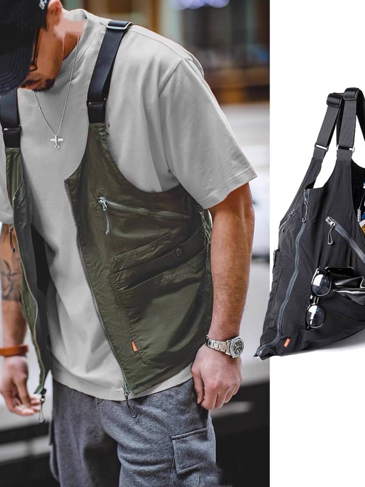 Chaleco Cargo Retro Funcional  - Retro Gaming Jacket reseña y precio