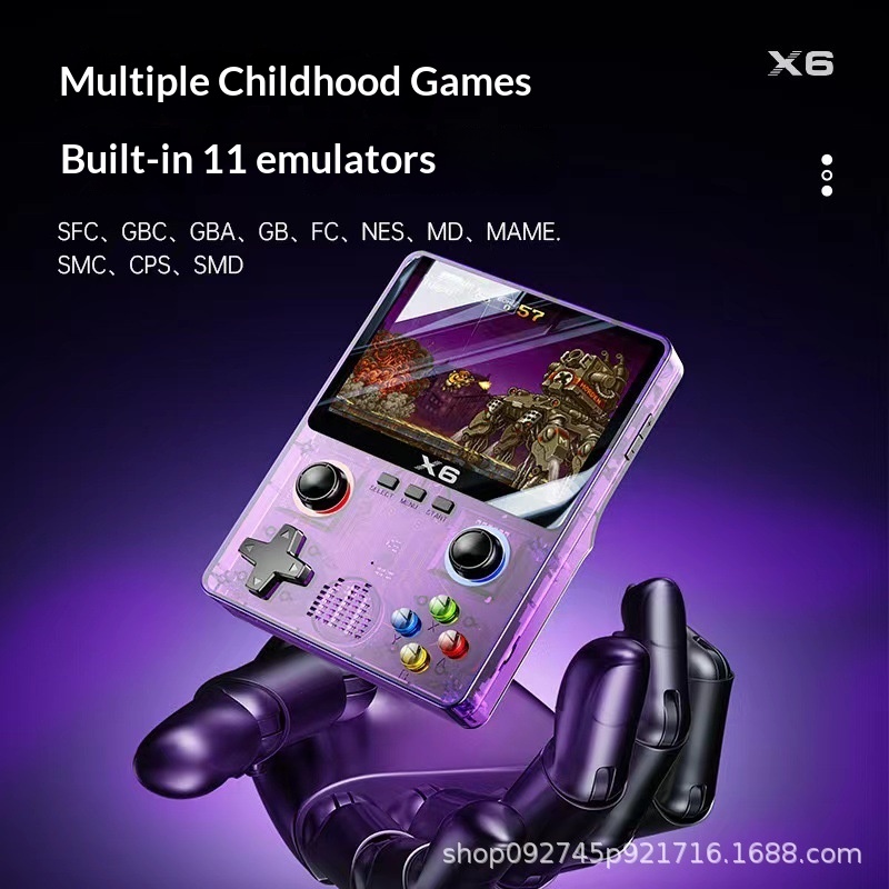 Consolas de juegos portátiles  - Retro Gaming X6 reseña y precio