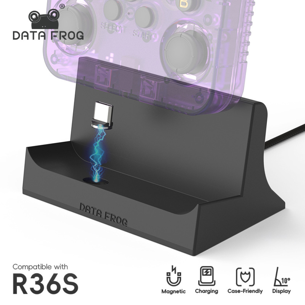 Base de Carga Magnética para C - Retro Gaming R36S reseña y precio