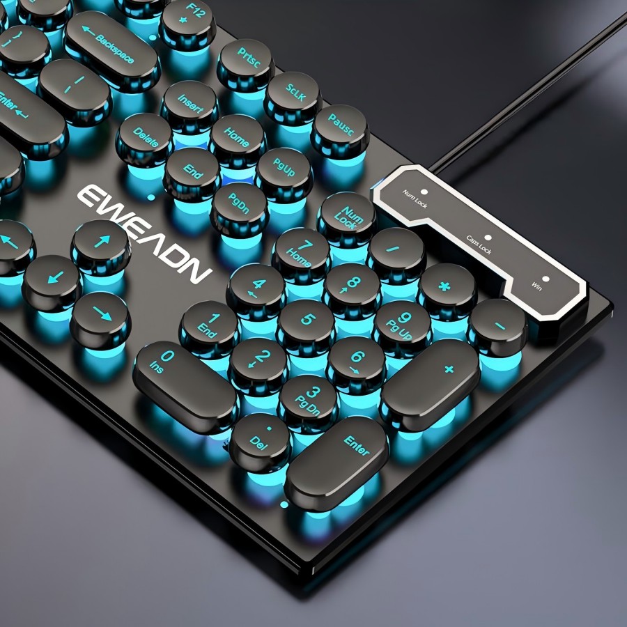 Teclado para juegos de máquina - Retro Gaming Keycaps reseña y precio