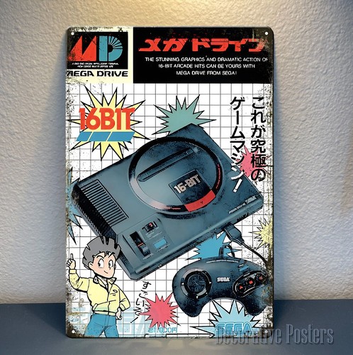 Póster metálico de videojuego  - Retro Gaming Video reseña y precio