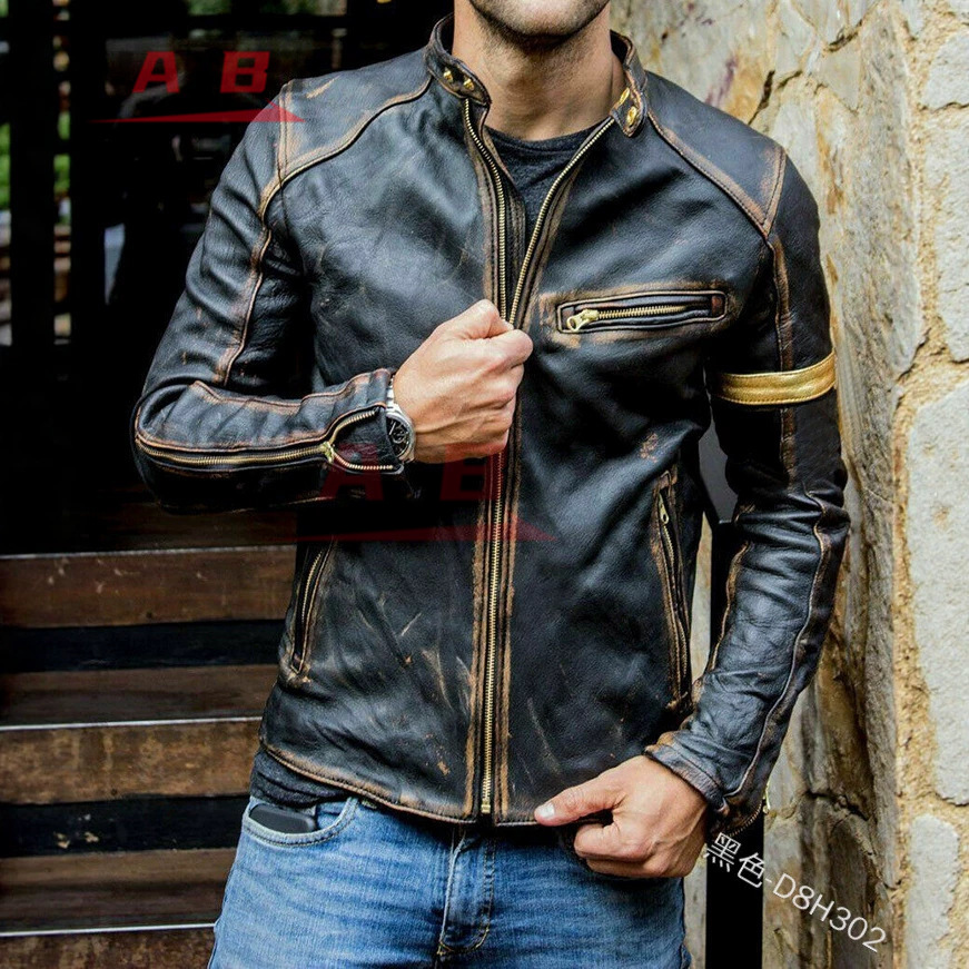 Chaqueta de Cuero Retro para M - Retro Gaming Jacket reseña y precio