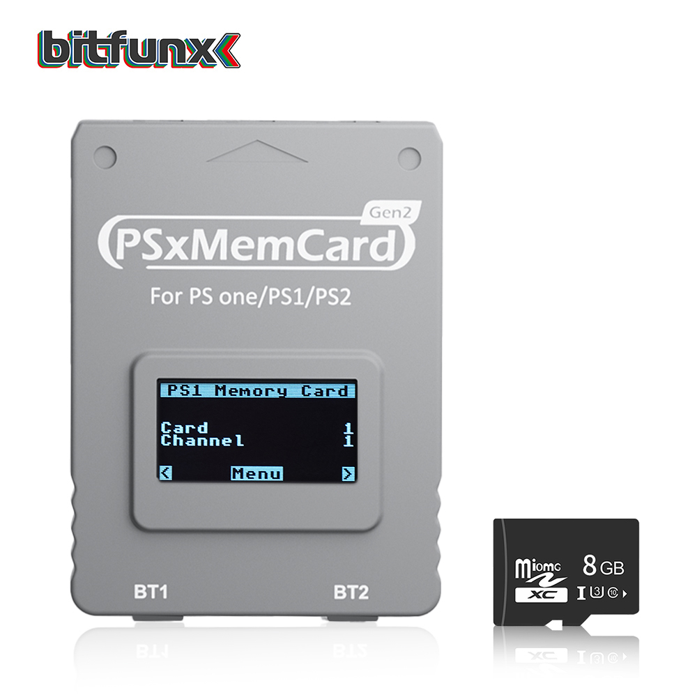 Bitfunx PSxMemCard Gen2 Store  - Retro Gaming Gun reseña y precio