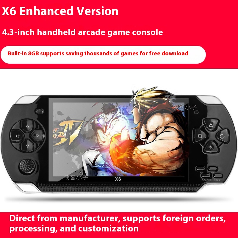 Consola Psp 3000 X6, 12 tipos  - Retro Gaming X6 reseña y precio