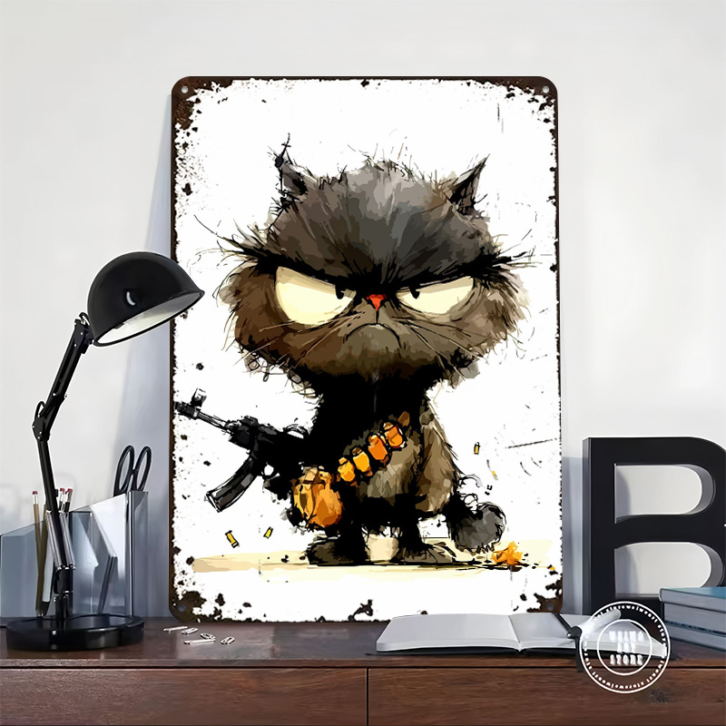Póster con Diseño de Gato con  - Retro Gaming Gun reseña y precio