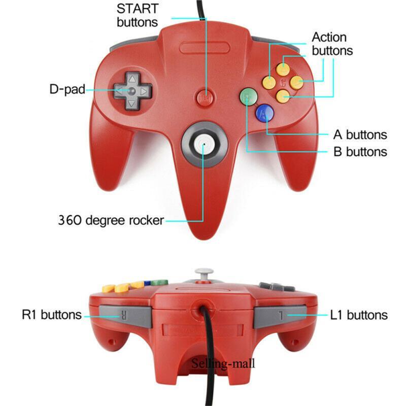 Controlador N64 clásico USB co - Retro Gaming Os reseña y precio