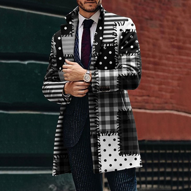 Abrigo con estampado geométric - Retro Gaming Jacket reseña y precio